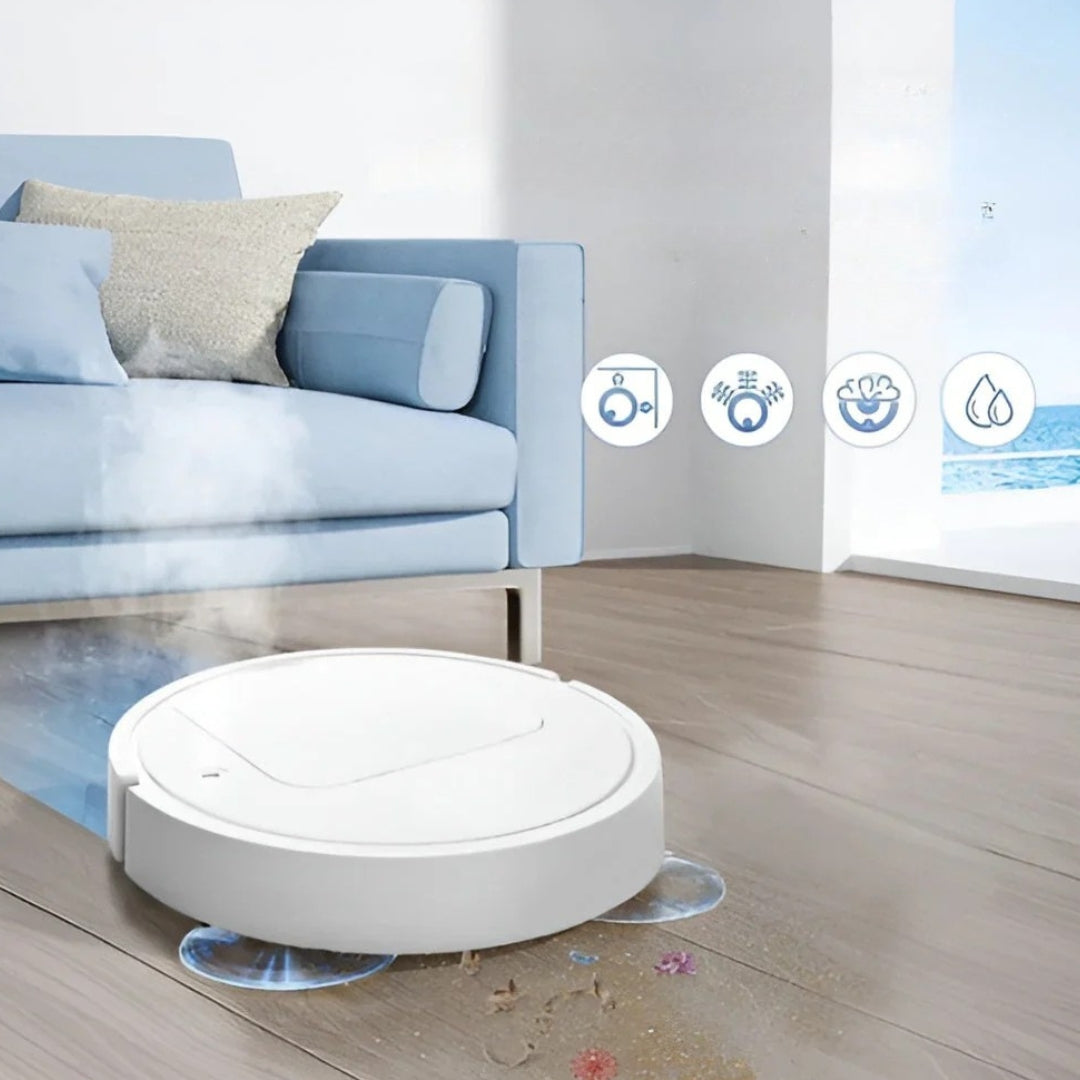 ŠvaraBot – išmanus robotas dulkių siurblys su plovimo funkcija