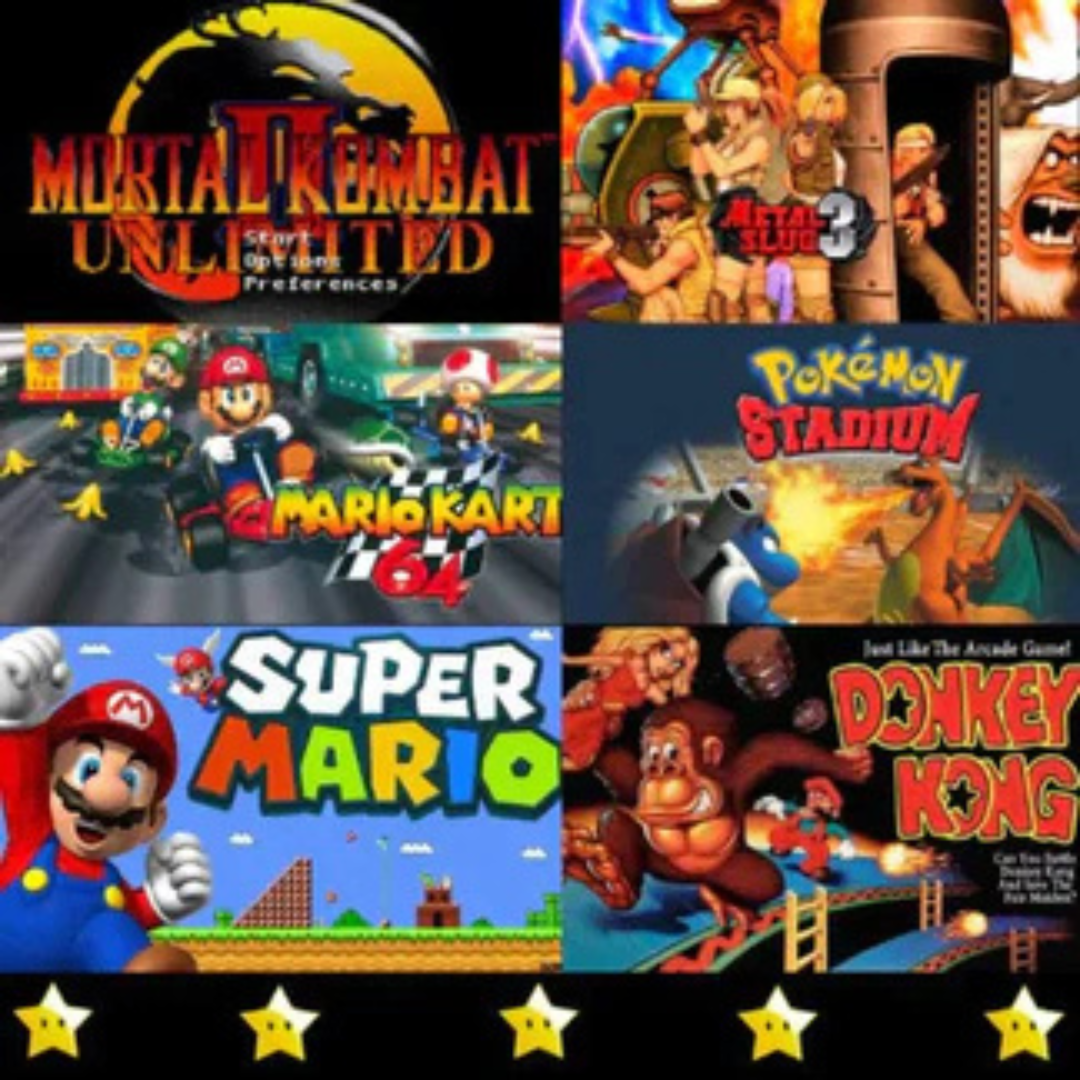 RetroNamai – žaidimų konsolė su 20 000+ klasikiniais žaidimais